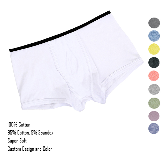 wholesale cotton boxers for men clear boxer briefs mens white ...